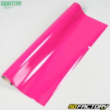 Klebefolie Profi-Qualität Grafityp 120x50cm glänzend rosa