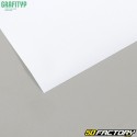Klebefolie Profi-Qualität Grafityp Covering 150x50cm matt weiß