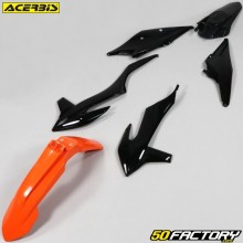 Kit de plásticos KTM SX, SX-F... XNUMX, XNUMX, XNUMX... (XNUMX - XNUMX) Acerbis  preto e laranja