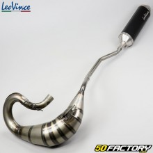 Exhaust pipe Derbi Senda,  Gilera SMT,  RCR Leovince xfight black