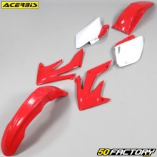 Kit de carenado Honda CRF XNUMX R (XNUMX - XNUMX) Acerbis  rojo y blanco