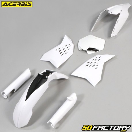 Kit carénages KTM SX-F 250, 350, 450, 505 (2007 - 2010) Acerbis blanc