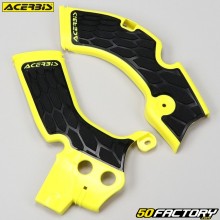 Protectores de chasis cubre cuadro Suzuki  RM Z XNUMX (XNUMX - XNUMX) Acerbis X-Grip  amarillo y negro