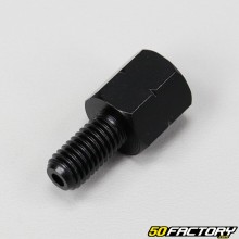 Adaptador de espelho reverso padrão de 8mm para 8mm preto