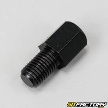 Adaptador de espejo retrovisor 8 mm estándar hacia 10 mm estándar negro