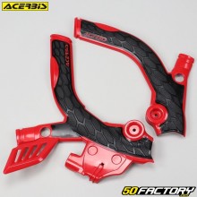 Protectores de chasis cubre cuadro Beta  RR Acerbis X-Grip  rojo y negro