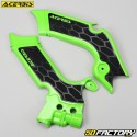 Protetores de quadro Kawasaki KX, KXF 250 4 (desde 2021), 450 (desde 2019) Acerbis  X-Grip verde e preto