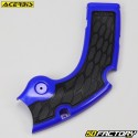 Protectores de chasis cubre cuadro Yamaha  YZF XNUMX (XNUMX - XNUMX), XNUMX (XNUMX - XNUMX), WR-F XNUMX ... Acerbis X-Grip  azul y negro