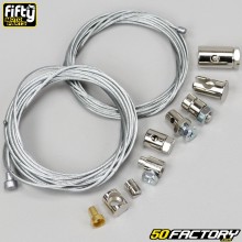 Kit de reparo cabo de embreagem e de cabo de acelerador universal Fifty
