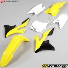 Kit de carenado Suzuki  RM-Z XNUMX, XNUMX (desde XNUMX) Polisport  amarillo y blanco