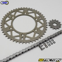 Kit de cadena con juntas tóricas 13x49x114 Beta RR 250 Enduro,  Racing Afam gris