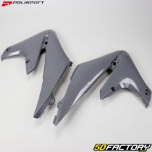 Griglie del radiatore Yamaha YZF 250 (2019 - 2023), 450 (2018 - 2022)... Polisport grigio nardo