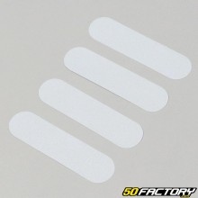 XNUMX mm faixas refletoras homologadas para capacete (xXNUMX) cinza