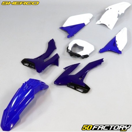 Kit de carenado Sherco SM-R 50 (2013 - 2017) azul y blanco