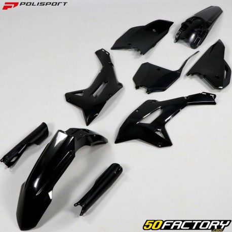 Kit de plásticos Honda CRF 450 RX (Desde 2021) Polisport negro