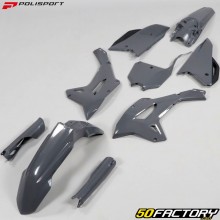 Honda CRF 450 plastics kit RX (Since 2021) Polisport nardo gray