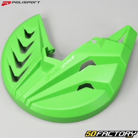 Front brake disc guard (without brackets) KTM EXC, SX, Husqvarna FC, Yamaha YZF, Honda CRF... Polisport green