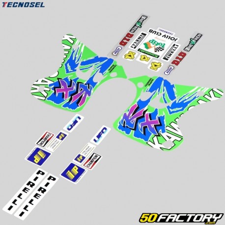 Kit gráfico Kawasaki KX 125, 250 (1992 - 1993) Tecnosel Team 1993