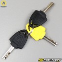 Blocos antifurto de disco Auvray Alarm B-LOCK-XNUMX amarelo e preto