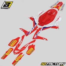 Graphic kit with seat cover Honda CRF 250, 450 R (2017 - 2020), 450 X... Blackbird HRC-Team