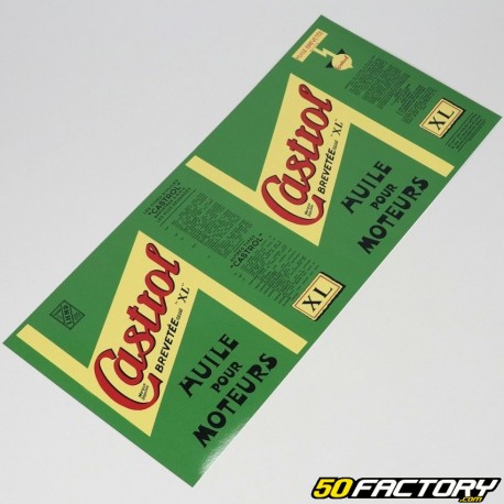 oil can sticker Castrol XL 2L V2