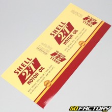 Shell Oil Can Sticker 2 2L