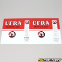 Etiqueta engomada para lata de aceite Ufra 2L