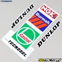 Decoration  kit Suzuki RM 125 (250 - 1993) Tecnosel Team 1993