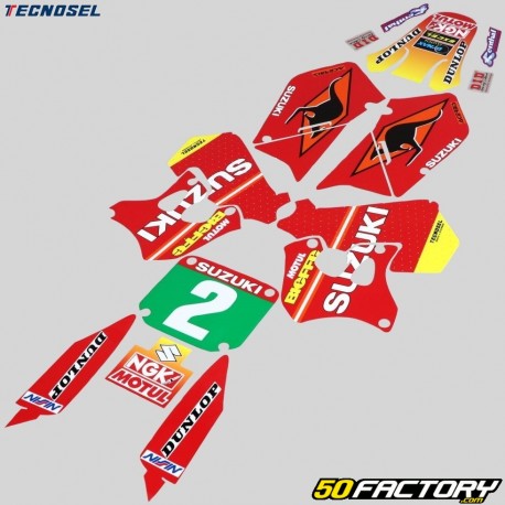 Decoration  kit Suzuki RM 125 (250 - 1996) Tecnosel Team 1998