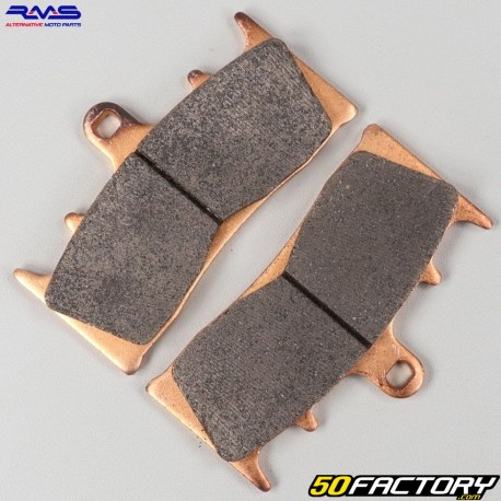 Pastillas de freno de metal sinterizado Kawasaki ZX Ninja 6, Suzuki  GSX R 1000 ... RMS