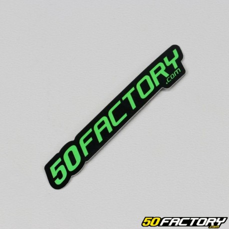 Sticker 50 Factory 6 cm green