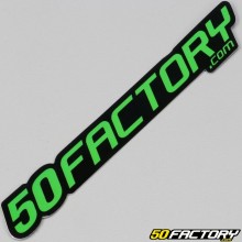 Sticker 50 Factory 12 cm green