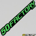 Sticker 50 Factory 24 cm green