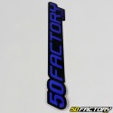 Sticker 50 Factory 24 cm blue