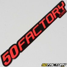 Sticker 50 Factory 24 cm red