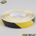 Rollo Adhesivo Antideslizante HPX Amarillo y Negro 25 mm x 18 m