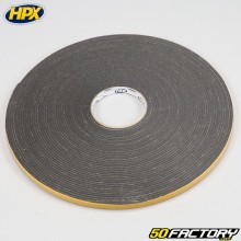 Rollo adhesivo doble cara espuma HPX antracita 12 mm x 25 m