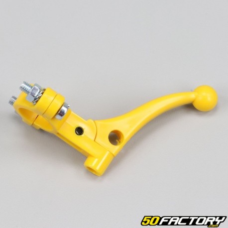 Decompressor lever, starter  Peugeot 103, MBK 51... yellow plastic