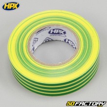 Yellow and Green VDE HPX Chatterton Adhesive Roll 19 mm x 20 m