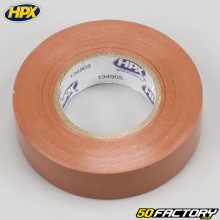 Braunes VDE-HPX-Band Bandrolle 19 mm x 20 m