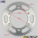 Rear sprocket 46 steel teeth 520 KTM Sting 125, XC-F 450, 500 ... Afam