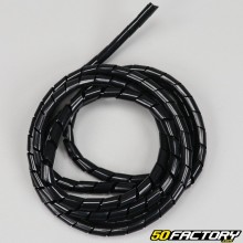 Cable protection spiral Ø3 mm black (1.5 meters)