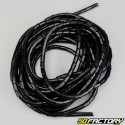 Cable protection spiral Ø10.7 mm black (10 meters)