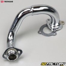 Exhaust elbow Derbi, Gilera, Aprilia  (from XNUMX) Nolimit Tecnigas  chromium