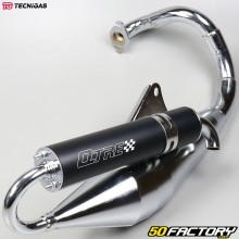 Terminale scarico Tecnigas Q-TRE cromato Peugeot verticale Speedfight,  Trekker... 50 2T