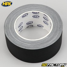 Rolo de adesivo HPX preto fosco 50 mm x 25 m