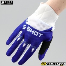 Guantes cross niño Shot devo azules