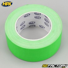 Rouleau adhésif HPX vert fluo 50 mm x 25 m