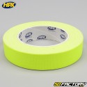 Rouleau adhésif HPX jaune fluo 25 mm x 25 m