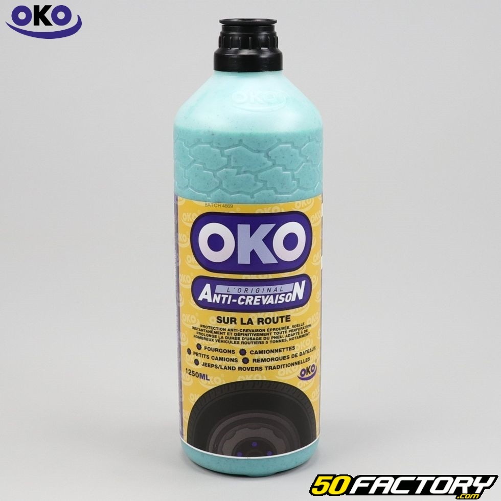 Liquide préventif anti-crevaison On Road OKO 1250ml – Équipement moto